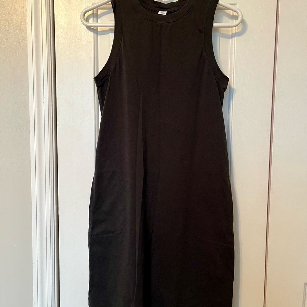 Old Navy Dark Grey Sleeveless Shift Dress